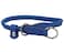 Dogs My Love Round Genuine Rolled Leather Choke Dog Collar Blue 20 Long