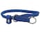 Dogs My Love Round Genuine Rolled Leather Choke Dog Collar Blue 20 Long