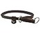 Dogs My Love Round Genuine Rolled Leather Choke Dog Collar Brown 20 Long
