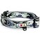 Pawtitas Camo GreyBlack Padded Dog Collar Large