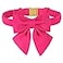M MACA BATES Maca Bates Hot Pink Dog Collar with Cute Rose Red Solid Sailor Bow TieExtra Large Girl Boy DogsGirly Adjustbale Durable Breakaway Soft Collars with Bowtie for Female Male PuppyPet with Me