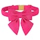 M MACA BATES Maca Bates Hot Pink Dog Collar with Cute Rose Red Solid Sailor Bow TieExtra Large Girl Boy DogsGirly Adjustbale Durable Breakaway Soft Collars with Bowtie for Female Male PuppyPet with Me