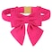 M MACA BATES Maca Bates Hot Pink Dog Collar with Cute Rose Red Solid Sailor Bow TieExtra Large Girl Boy DogsGirly Adjustbale Durable Breakaway Soft Collars with Bowtie for Female Male PuppyPet with Me