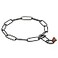KATIX Herm Sprenger Black Stainless Steel Chain Collar for German Shepherd with Long Links 3 mm x 21 Inches