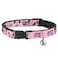 Buckle-Down Cat Collar Breakaway Minnie Mouse Expressions Polka Dot Pink White 8 to 12 Inches 05 Inch Wide