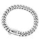 Yowity Strong Stainless Steel Silver Metal Dog Collars with New Secure Buckle14MM Cuban Lock Link Chain Training Collar Necklace Chain for Small Medium Large Dogs