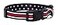 Native Pup Thin Red Line Dog Collar Stars Small