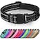 Joytale Reflective Dog CollarSoft Neoprene Padded Breathable Nylon Pet Collar Adjustable for Puppy and Small DogsBlackXS