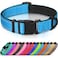 Joytale Reflective Dog CollarSoft Neoprene Padded Breathable Nylon Pet Collar Adjustable for Puppy and Small Dogs Sky BlueXS