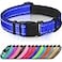 Joytale Reflective Dog Collar Soft Neoprene Padded Metal DRing Nylon Pet Collar Adjustable for Extra Large Dogs Royal Blue XL
