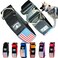 DEZIZEUSK9 Tactical Dog Collar 2 Inch Wide Thick Heavy Duty Military Style with Metal Buckle Adjustable for Medium Large Breeds Durable K9 Training Gear with Patch Area USA Flag Patch Strong and Secur