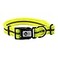 NIMBLE Dog Collar Waterproof Pet Collars AntiOdor Durable Adjustable PVC Polyester Soft with Reflective Cloth Stripe Basic Dog Collars SML Sizes Large 1535248inches Fluorescent Yellow