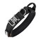 EXCELLENT ELITE SPANKER Tactical Dog Collar Nylon Adjustable Training Collar Military Dog Collar Heavy Duty Metal Buckle with Control Handle for Medium and Large Dogs with PatchesBlackL