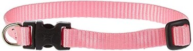 LupinePet Basics 12 Pink 1016 Adjustable Collar for Small Dogs