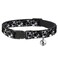 Buckle-Down Cat Collar Breakaway Multi Top Skulls Stacked Blak Gray White 12 Wide Fits 812 Neck DCBABKSRW3391305M