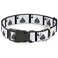 Buckle-Down BuckleDown PCW30136WL Ace Of Spades Plastic Clip Collar Wide Large1832