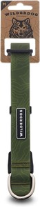 Wilderdog Waterproof Dog Collar Repels Water Dirt Medium 1318 Olive