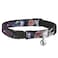 Buckle-Down Cat Collar Breakaway The Joker Pose Cards Hahahaha Black Gray 8 to 12 Inches 05 Inch Wide
