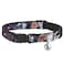Buckle-Down Cat Collar Breakaway The Joker Pose Cards Hahahaha Black Gray 8 to 12 Inches 05 Inch Wide