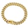 Yowity Strong Stainless Steel Gold Cuban Link Dog Collar 14MM Gold Chain for Small Medium Dogs 16 Necklace