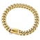 Yowity Strong Stainless Steel Gold Cuban Link Dog Collar 14MM Gold Chain for Small Medium Dogs 16 Necklace