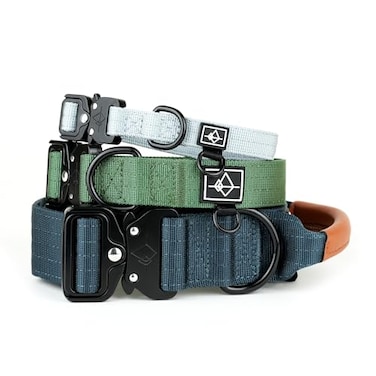 Made to ROAM Premium Dog Collar Adjustable Heavy Duty Nylon Collar with QuickRelease Metal Buckle Nevada Evening Classic Size 4
