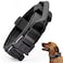 CADONO Tactical Dog Collar Adjustable Military Training Nylon Dog Collar with Control Handle and Heavy QuickRelease Metal Buckle for Small Medium Large Dogs Black M