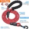 Ladoogo Reflective Dog Collar Padded with Soft Neoprene Breathable Adjustable Nylon Dog Collars for Small Medium Large Dogs XSmall Pack of 1 Red CollarLeash