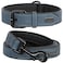 Didog Soft Padded Leather Dog Collar and Leash Set Adjustable Dog Leash and Collar Set with Metal Buckle Breathable Dog Collars with 4FT PU Leather Dog Leash for Medium Large Dogs Blue L