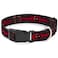Buckle-Down Dog Collar Plastic Clip Deadpool Utility Belt Logo Pockets Black Reds Browns 9 to 15 Inches 05 Inch Wide