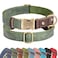Didog Soft PU Leather Dog Collars for Small DogsClassic Adjustable Dog Collars with Quick Release Metal BuckleEasy Clean and Comfortable with Nylon LiningGreenS Neck 1115