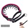 Monstoyo Martingale No Pull Dog Collar Heavy Duty Nylon With Buckle Adjustable Anti Pull Reflective Slip Collar for Large Medium Small Dog Training Walking M Hot Pink