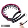 Monstoyo Martingale No Pull Dog Collar Heavy Duty Nylon With Buckle Adjustable Anti Pull Reflective Slip Collar for Large Medium Small Dog Training Walking M Hot Pink