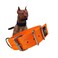SparkDog Collars SparkDog 2 Working Dog Collar Heavy Duty 4Ply Nylon Polyester Webbing Stainless Steel Hardware Tactical Style for Pitbulls Medium Large Dogs 1420 Bright Orange 2 Width
