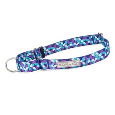Lucky Love Dog Martingale Dog Collar Adjustable NoSlip Comfortable Durable Soft Webbing Stylish Patterned Collar for Male and Female Dogs Ideal for Training Walking Jasper Large