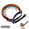 Monstoyo Heavy Duty Nylon No Pull Dog Collar with Buckle Adjustable Anti Pull Reflective Slip Collar for Large Medium Small Dogs M Orange