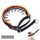 Monstoyo Heavy Duty Nylon No Pull Dog Collar with Buckle Adjustable Anti Pull Reflective Slip Collar for Large Medium Small Dogs M Orange