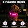 Jewyow Light up Dog Collar for Night Walking USBC Rechargeable LED Dog Collar Light Glow in the Dark Waterproof Glowing Collar Adjustable with 3 Modes for Small Medium Large Dogs