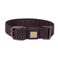 Carhartt Pet Fully Adjustable Wide Webbing Collar for Dogs Heavy Duty Nylon for Walking Training Deep Wine Medium