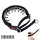 Monstoyo Heavy Duty Nylon No Pull Dog Collar with Buckle Adjustable Anti Pull Reflective Slip Collar for Large Medium Small Dogs M Black