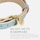 NINA WOOF Cupertino Dog Collars Harnesses Leashes Made from Vegan Leather with Dog Tracker Device Holder Adjustable Dog Collar Color Blue Large