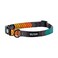 Wolfgang ManBeast Wolfgang Heavy Duty Adjustable Dog Collar with Quick Release Nylon Buckle for Walking Training ChevTech Print Medium