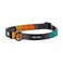 Wolfgang ManBeast Wolfgang Heavy Duty Adjustable Dog Collar with Quick Release Nylon Buckle for Walking Training ChevTech Print Medium