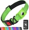 Erbine AirTag Dog Collar with AirTag Holder Compatible for Air Tag Reflective Soft Padded Safety Locking Buckle Adjustable Nylon for Small Medium Large Dogs GreenXL