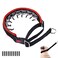 Monstoyo M Red Heavy Duty Nylon No Pull Dog Collar with Buckle Adjustable Anti Pull Reflective Slip Collar for Large Medium Small Dog Training Walking