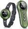 Colofrog 2in1 Dog Shock Collar Dog Bark Collar Smart Anti Barking Dog Training Collar with 5 Adjustable Sensitivity 3300FT Remote for All Breeds IP67 Waterproof Rechargeable ECollar Green