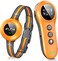 Colofrog 2in1 Dog Shock Collar Dog Bark Collar Smart Anti Barking Dog Training Collar with 5 Adjustable Sensitivity 3300FT Remote for All Breeds IP67 Waterproof Rechargeable ECollar Orange