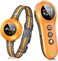 Colofrog 2in1 Dog Shock Collar Dog Bark Collar Smart Anti Barking Dog Training Collar with 5 Adjustable Sensitivity 3300FT Remote for All Breeds IP67 Waterproof Rechargeable ECollar Orange