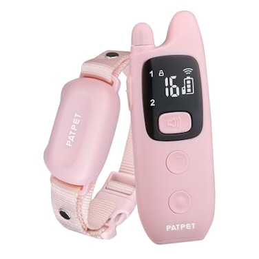 PATPET Dog Shock Collar with Remote Waterproof Dog Training Collar for Small Medium Large Dogs with Beep Vibration and 16 Static Levels Shock