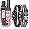 Bousnic Dog Shock Collar 2 Dogs 5120Lbs 3300 ft Waterproof Training Collar for Dogs Large Medium Small with Rechargeable Remote Beep 18 Vibration 116 and Humane Shock 199 Modes